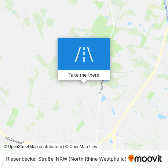 Riesenbecker Straße map