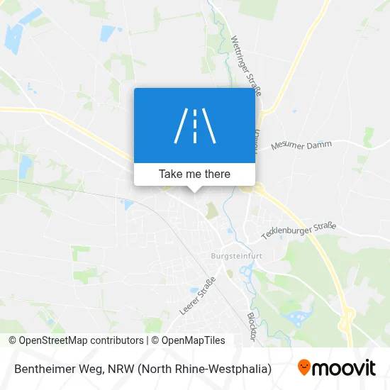 Bentheimer Weg map