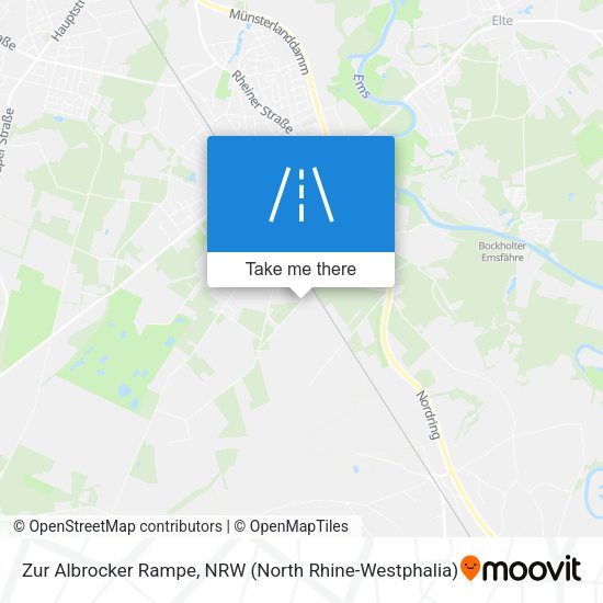 Zur Albrocker Rampe map