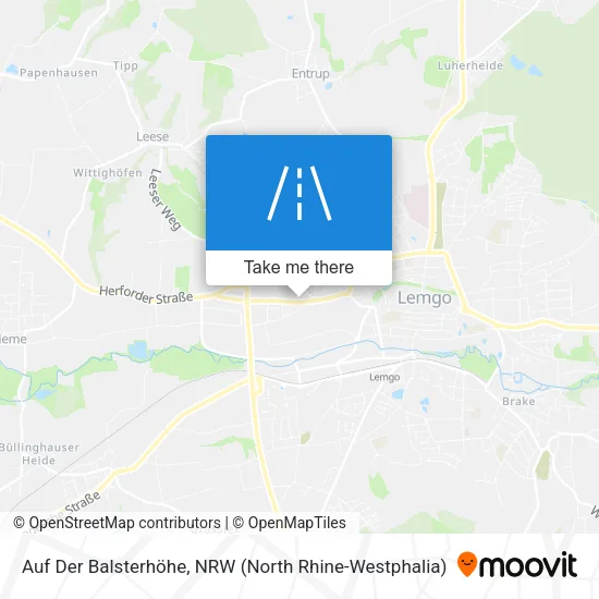 Карта Auf Der Balsterhöhe