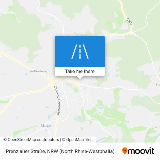 Prenzlauer Straße map