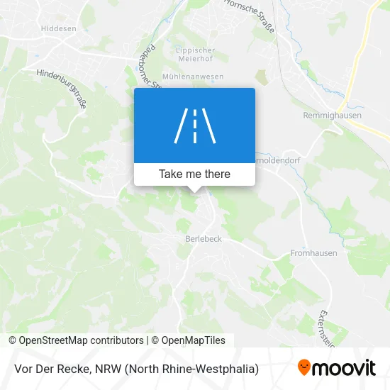 Карта Vor Der Recke