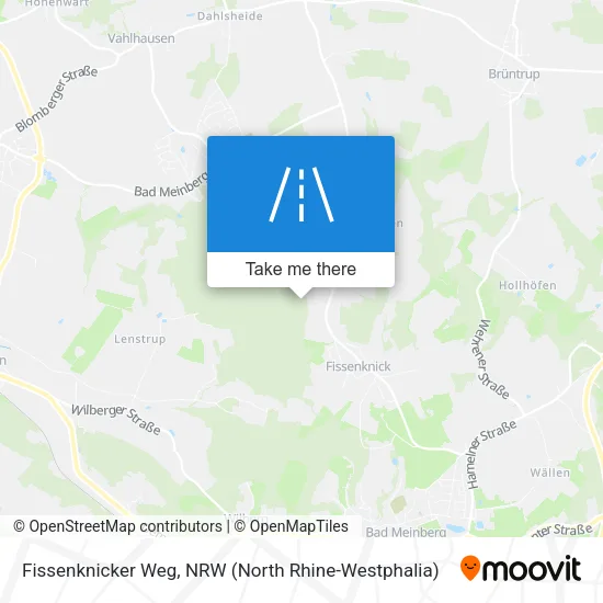Карта Fissenknicker Weg