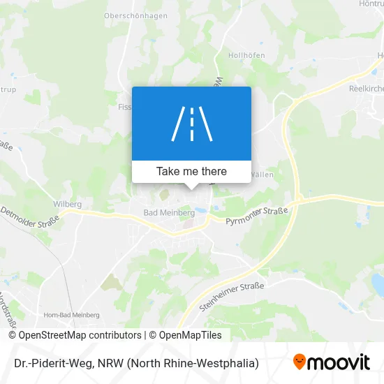 Dr.-Piderit-Weg map