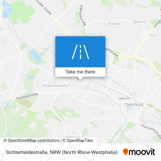 Sichterheidestraße map