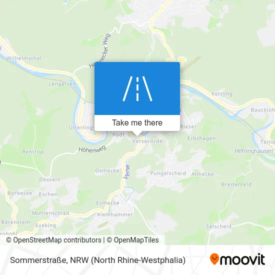 Карта Sommerstraße