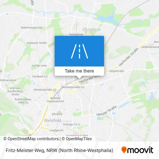 Fritz-Meister-Weg map