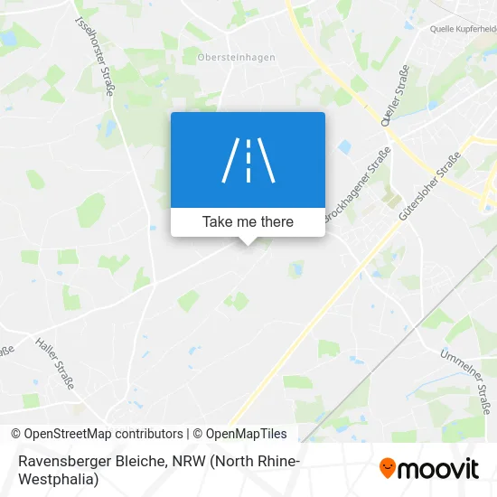 Ravensberger Bleiche map