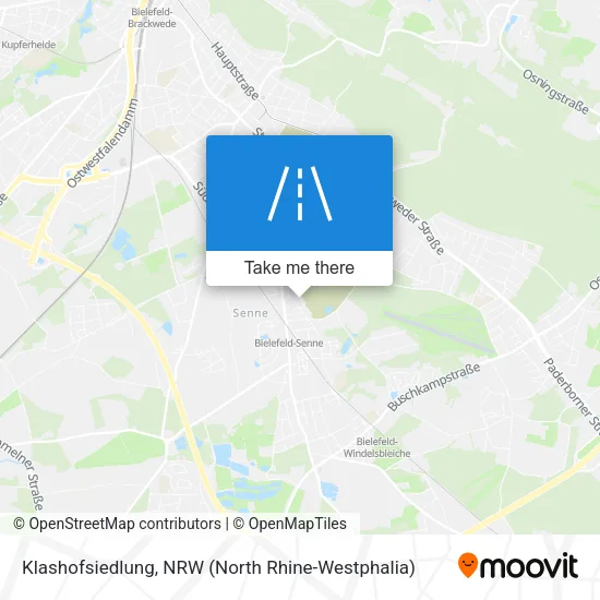 Карта Klashofsiedlung