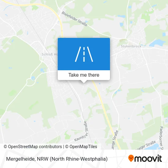 Карта Mergelheide