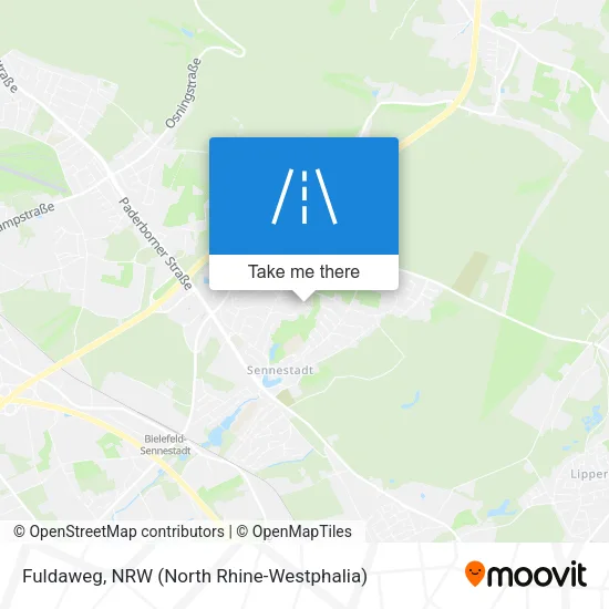Карта Fuldaweg