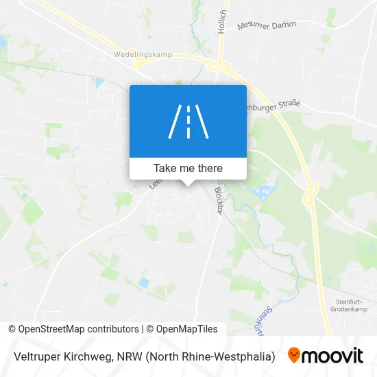 Veltruper Kirchweg map