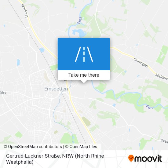 Gertrud-Luckner-Straße map
