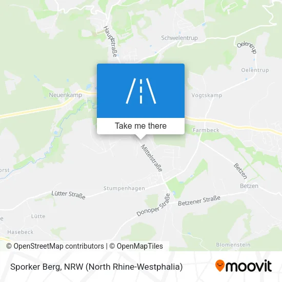 Карта Sporker Berg