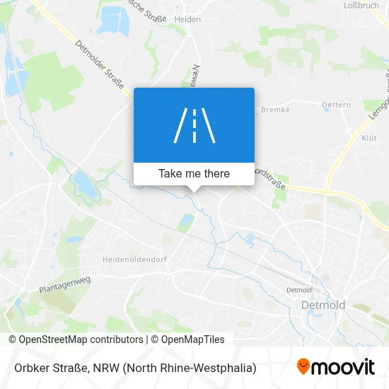 Orbker Straße map