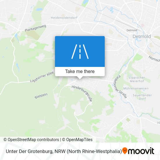 Unter Der Grotenburg map