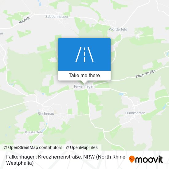 Falkenhagen; Kreuzherrenstraße map