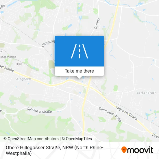 Карта Obere Hillegosser Straße
