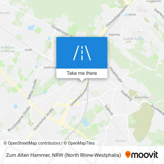Zum Alten Hammer map
