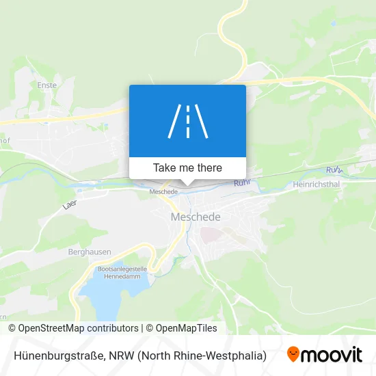 Карта Hünenburgstraße