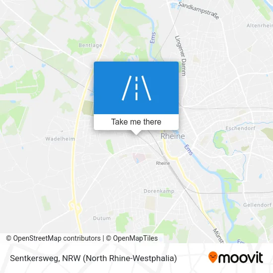 Карта Sentkersweg