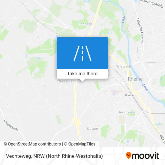 Карта Vechteweg