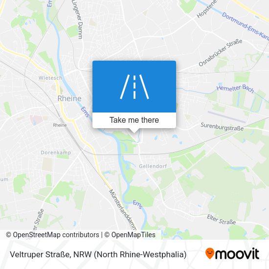 Veltruper Straße map