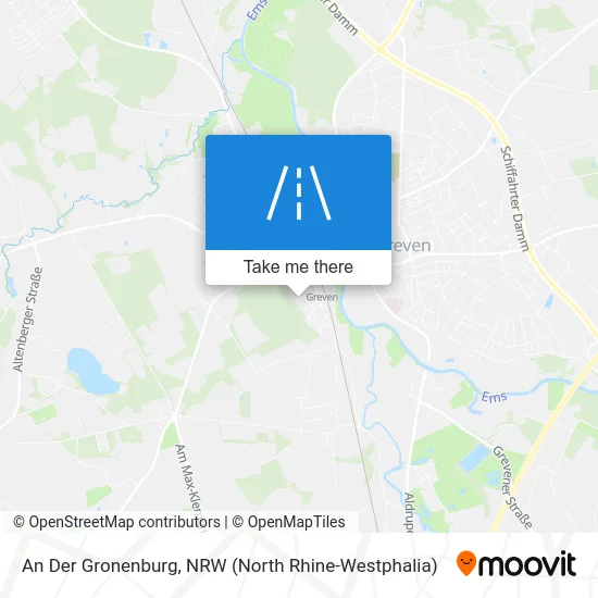 An Der Gronenburg map