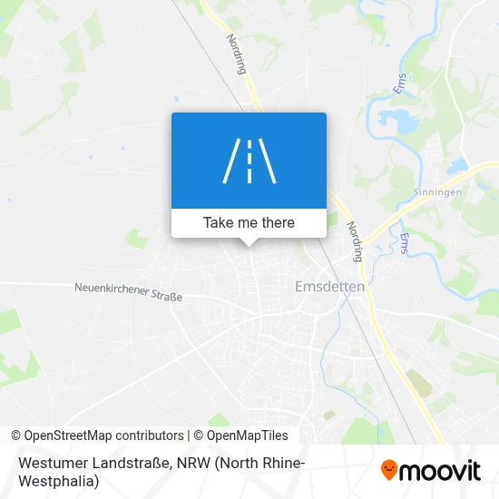 Westumer Landstraße map