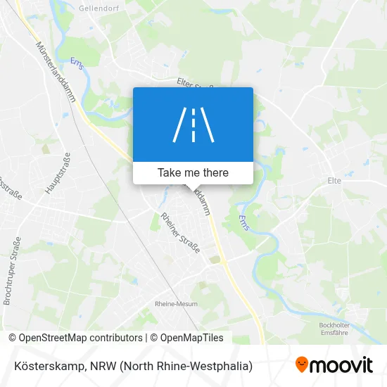 Kösterskamp map