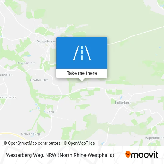 Westerberg Weg map