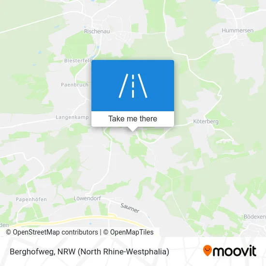 Berghofweg map