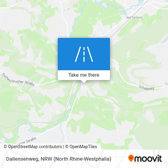 Dallensenweg map