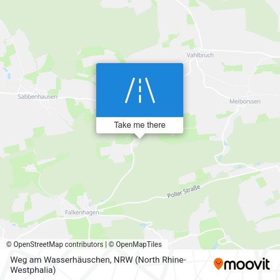 Weg am Wasserhäuschen map