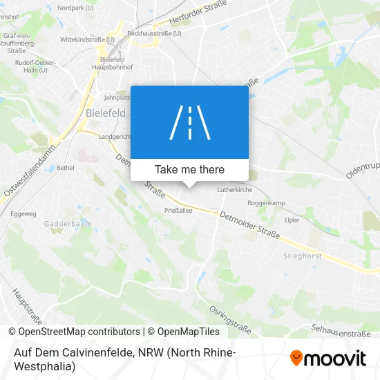 Карта Auf Dem Calvinenfelde