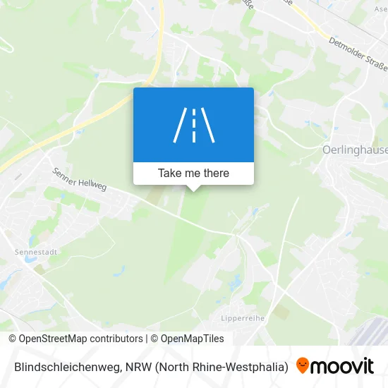 Blindschleichenweg map