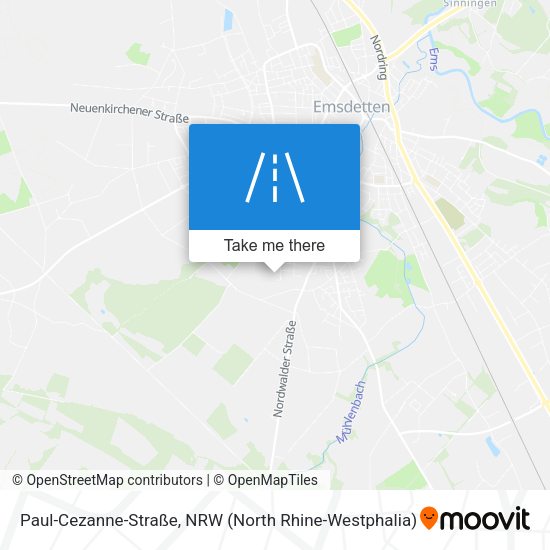 Paul-Cezanne-Straße map