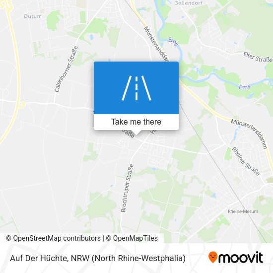 Auf Der Hüchte map