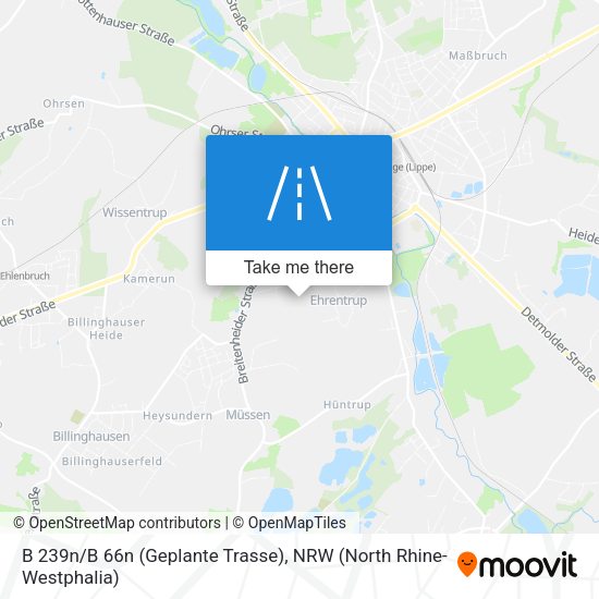 B 239n/B 66n (Geplante Trasse) map