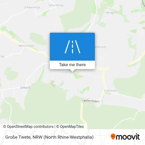 Große Twete map
