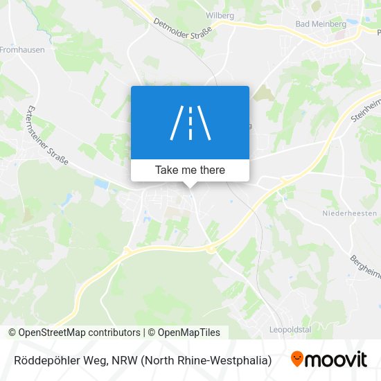 Röddepöhler Weg map