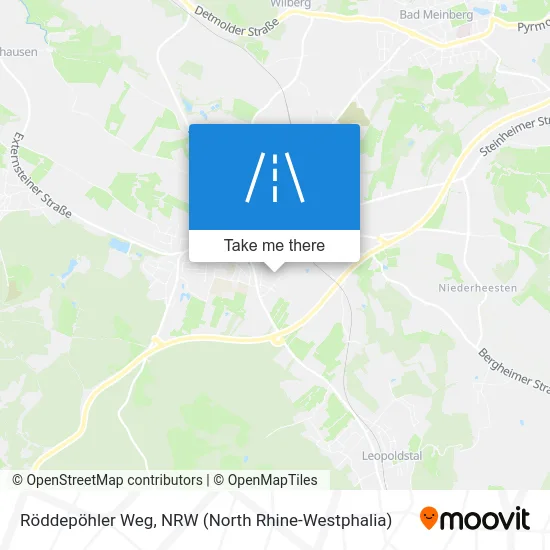 Röddepöhler Weg map