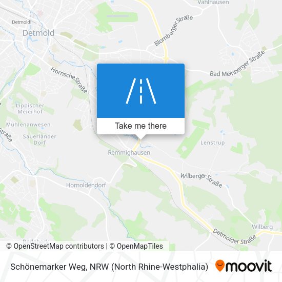 Schönemarker Weg map