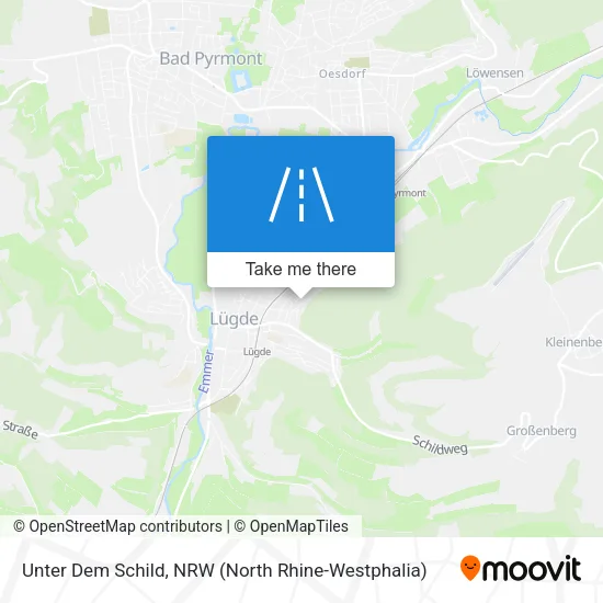 Карта Unter Dem Schild