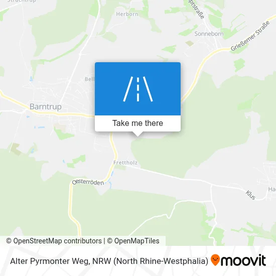 Alter Pyrmonter Weg map