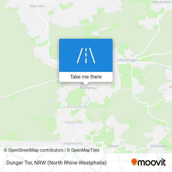 Dunger Tor map