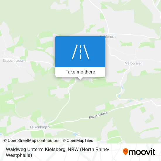 Waldweg Unterm Kielsberg map