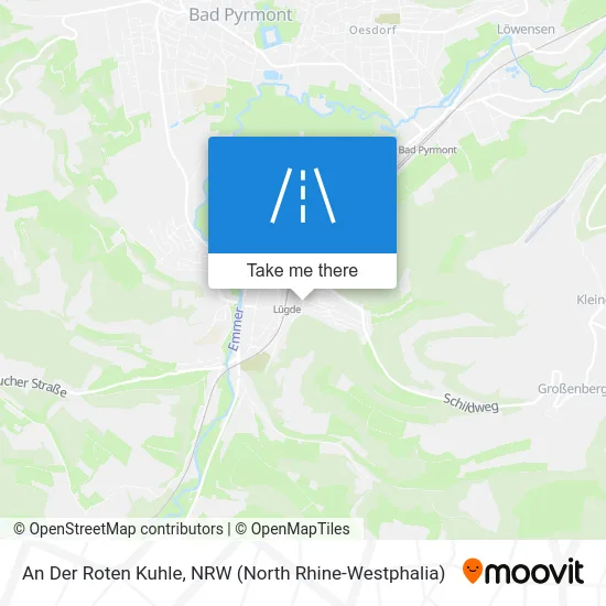 An Der Roten Kuhle map