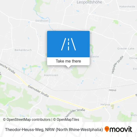 Theodor-Heuss-Weg map