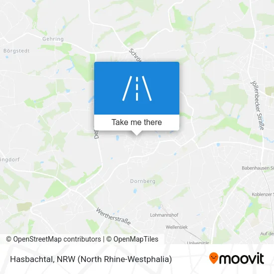 Карта Hasbachtal